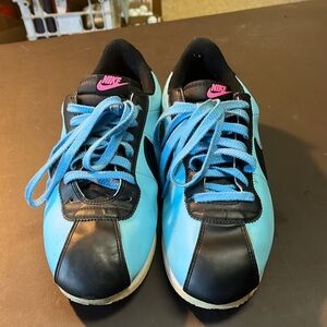 Nike Cortez, leather shoes, men’s 11 retro sneaker South Beach 2018 BV2527 400